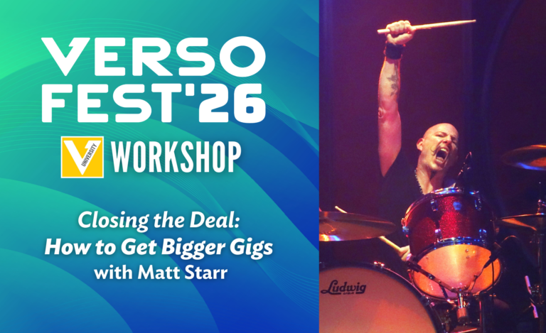 Verso University Presents: Closing the Deal: How to Get Bigger Gigs with Matt Starr